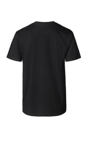 Men's Organic Black Logo T Shirt