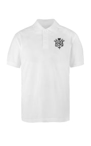 Men's Organic White Polo Shirt