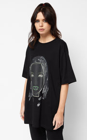 Organic Unisex Oversize T Shirt - Glowing Girl