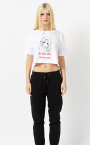 Organic cropped T Shirt - Sexy Dreams
