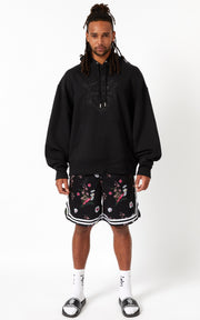Recycled Organic Oversized Embroidered Hoodie