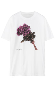 Organic Unisex Oversize T Shirt -  Roses