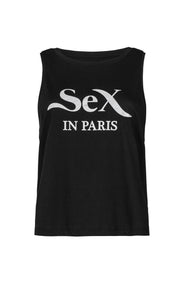 Organic Cropped Tank Top - Sex In Paris